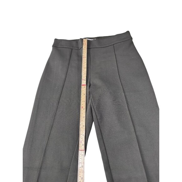 H&M Womens Olive Trousers XS Viscose Blend Straight Leg Made In Bangladesh - Picture 6 of 11